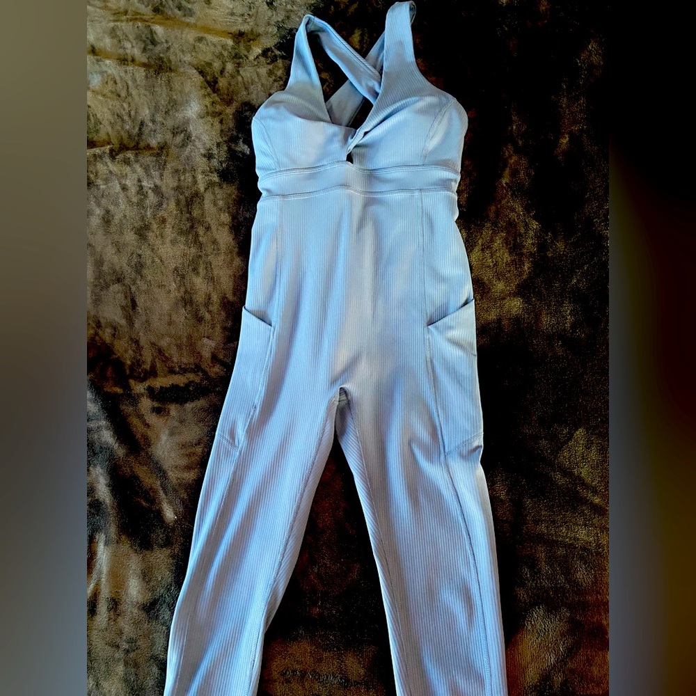 Fabletics blue onesie S